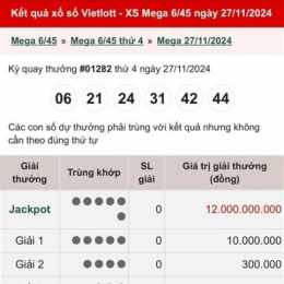 xổ số vietlott ngày 13 tháng 11 năm 2025