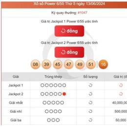 xổ số vietlott ngày 14 tháng 04 năm 2026