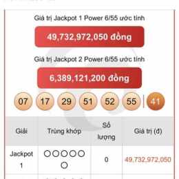 xổ số vietlott ngày 6 tháng 5