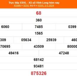 xổ số vĩnh long 5 tây tháng 6