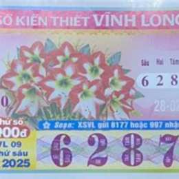 xổ số vĩnh long ngày 20 tháng 03 năm 2006