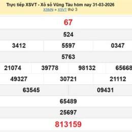 xo so vung tau 31 3