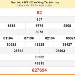 xổ số vũng tàu ngày 9